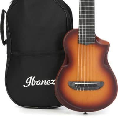 Ibanez AU Tenor Ukulele - Open Pore Light Brown Sunburst image 2