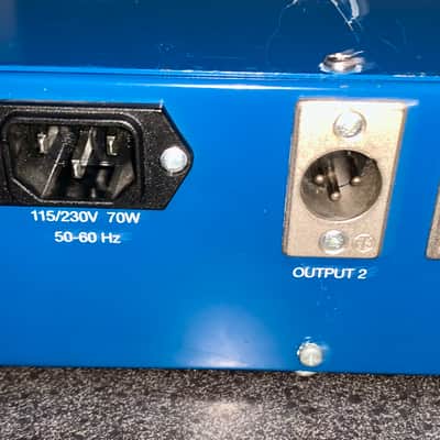 Tube-Tech LCA 2A Dual Channel Tube VCA Compressor / Limiter 2010s - Blue image 9