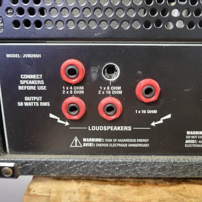 Marshall JVM205H 50-watt 2-channel Tube Head image 11
