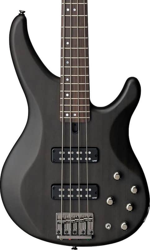 Yamaha TRBX504 4-String Bass Guitar, Rosewood Fingerboard, Translucent Black image 1