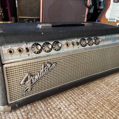 Fender Bassman "Drip Edge"  50-Watt Guitar Amp Head 1968 - 1969 - Silverface image 5