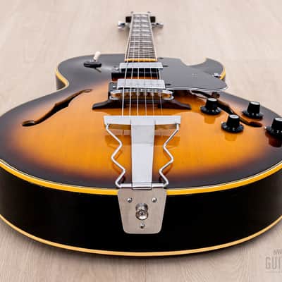 1974 Greco S-55 Vintage Hollowbody Guitar ES-175-Spec Sunburst w