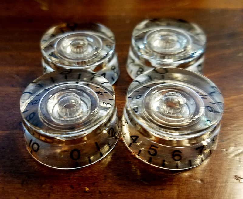 PRS Zach Myers SE Semi-Hollow 2016 Clear Control Knobs - Set of 4 image 1