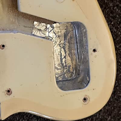 1972 1973 Fender Telecaster Custom guitar body white image 3