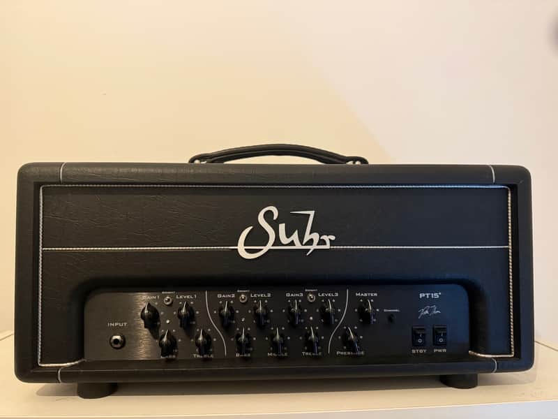 Suhr PT15 Pete Thorn Signature 3-Channel 15-Watt Guitar Amp Head 2020 - Present - Black image 1