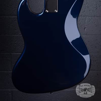 Tokai AJB114 MIJ Jazz Bass Gunmetal Blue Metallic Matching Headstock Made in Japan image 5