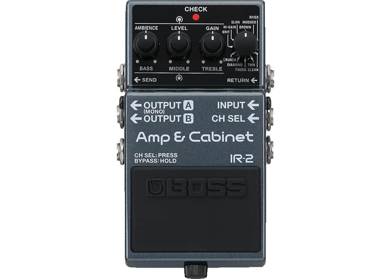 Boss BOSS IR-2 Amp and Cabinet Modeller Pedal Metal
