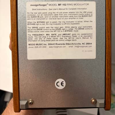 Moog MF-102 Moogerfooger Ring Modulator 1998 - 2018 - Black image 6