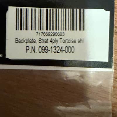 Fender 11-Whole Pickguard & Backplate 2020s - Tortoise She’ll image 4