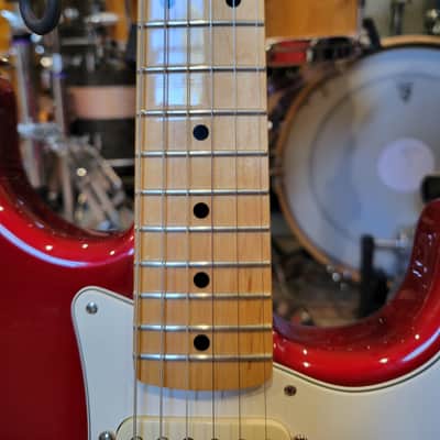 Modified Fender Jimmy Vaughn Stratocaster W/ Classic Vibe MX Neck - Candy Apple Red Incl HSC (C016-12) image 8