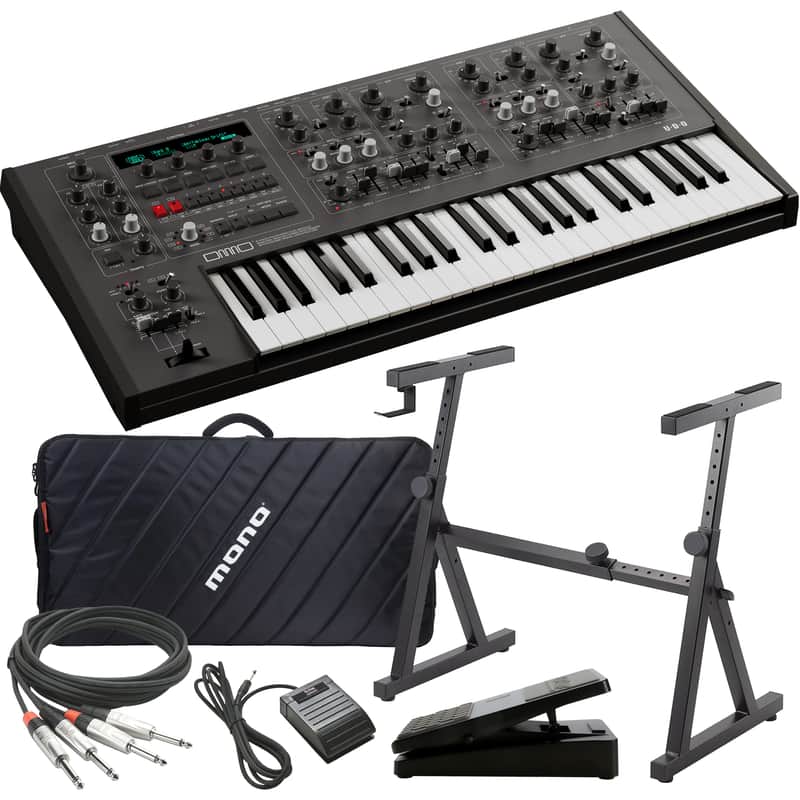 UDO Audio DMNO 8-Voice Polyphonic Keyboard Synthesizer - Black STAGE RIG [Pre-Order] image 1