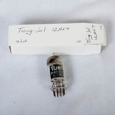 Vintage Tung-Sol 12AX7 Preamp Tube – Tests Strong – USA Made image 1