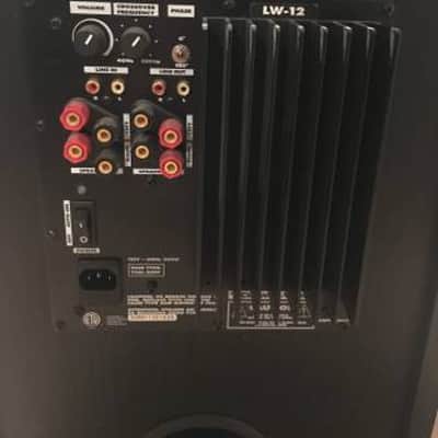 Cerwin-Vega LW-12 Subwoofer 2000s Black/Red | Reverb