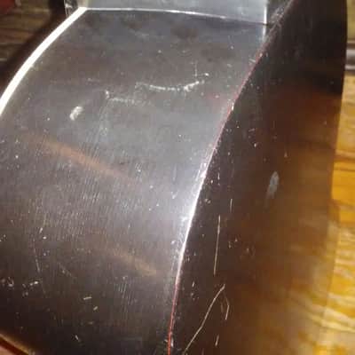 USA Lyra Slot Head Parlor art deco 1930's Striped Sunburst Inlaid Marquetry and case make an offer image 11
