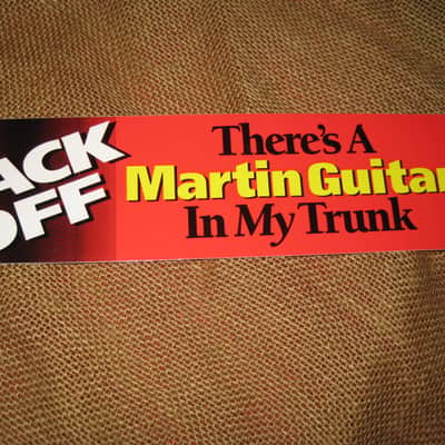 Martin Guitar 2 Logo Stickers Large and Colorful from '90's image 3