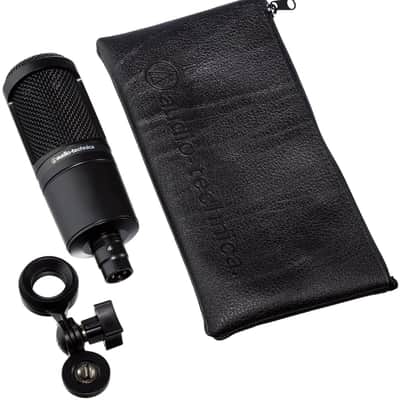 Audio-Technica AT2020 Cardioid Condenser Studio Microphone Bundle with Pop Filter image 5