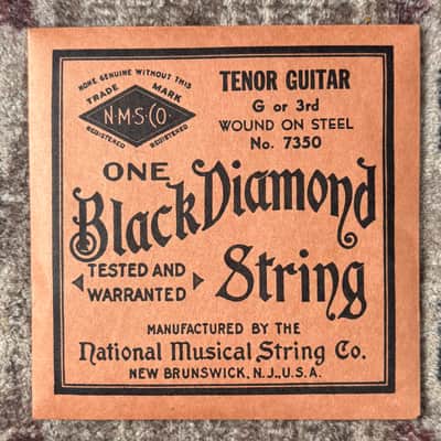 1930s Tenor Guitar G or 3RD Wound On Steel 7350 Vintage Guitars Strings! image 3
