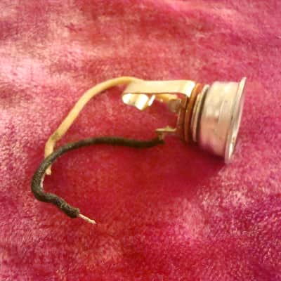 Vintage 1950's Fender Blackguard Telecaster Jackcup output jack - Esquire Broadcaster Nowcaster 1952 image 2