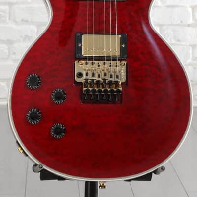 Epiphone Alex Lifeson Les Paul Custom Axcess Left-handed Electric Guitar - Ruby (LPCAxALRbyLd1) image 2