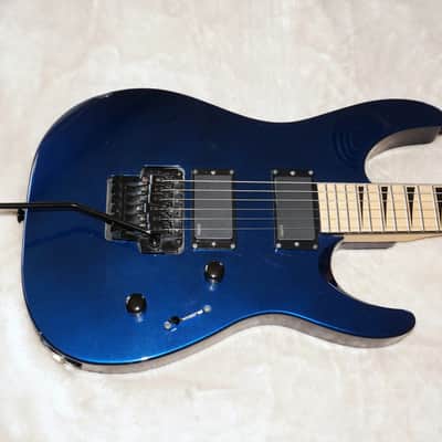 Jackson DK2M DK2 Dinky MIJ Blue Japan Electric Guitar EMG Maple Floyd Rose image 9