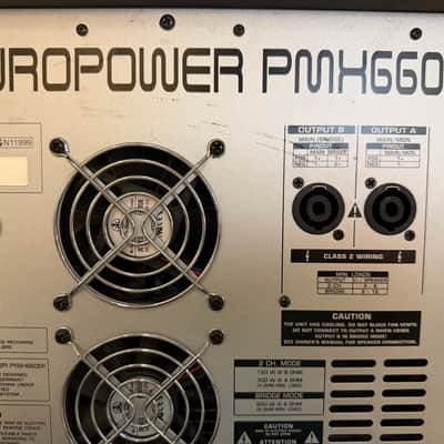 Behringer Europower PMH660M Ultra Low Noise 600 Watt Powered Mixer; Tested image 6