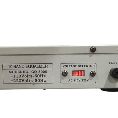 GLI Pro GQ-3000 Stereo 10-Band Graphic Equalizer Rackmount EQ 1990-2000s image 14