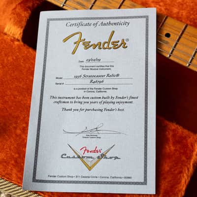 Fender Custom Shop '56 Reissue Stratocaster Relic 2009 image 5