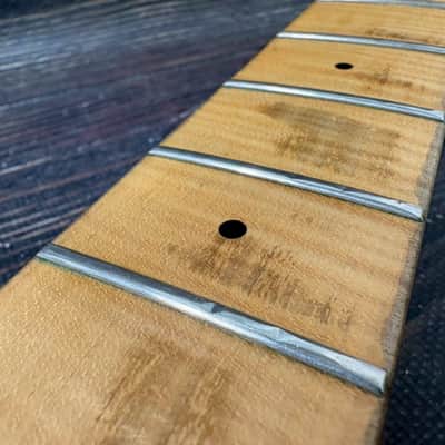 2012 Ibanez Prestige RG2560-MZEX Neck Abyss Blue Burst Maple Fingerboard Made in Japan image 9
