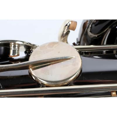 Allora ABS-550 Paris Series Baritone Saxophone Regular Black Nickel Body Silver Keys image 4