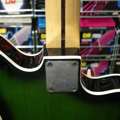 Revelation RJT60M TL semi acoustic guitar in greenburst L/H image 10