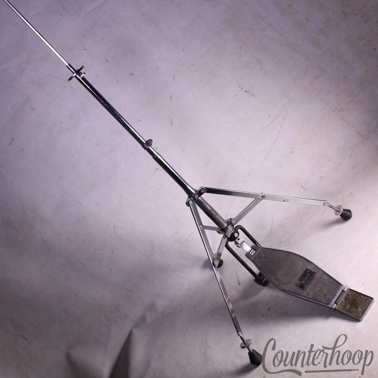 Sonor Hi-Hat Cymbals Stand Vintage 60s-70s Mallet Phonic Western Germany Chrome — main photograph