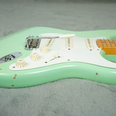 2010 Fender American Vintage ’57 Stratocaster, Surf Green + OHSC image 19