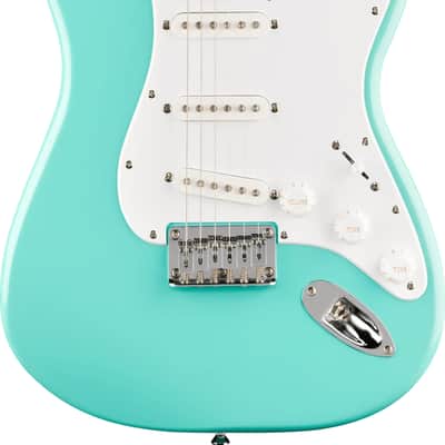 Fender Squier Sonic Stratocaster HT Sea Foam Green Electric Guitar image 3