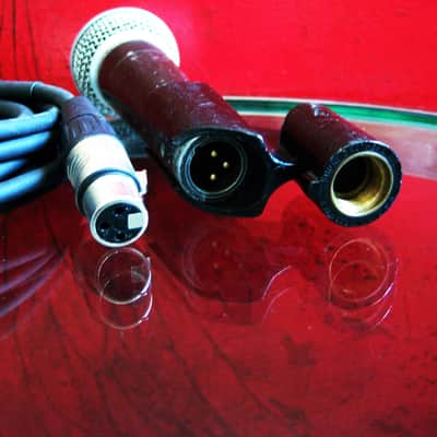 Vintage 1980's USA Shure SM58 Handheld Cardioid Dynamic Microphone Low Z w mic clip & cable image 14