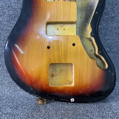 Tobacco Burst Jazzmaster Style Guitar Body DIY Project image 3