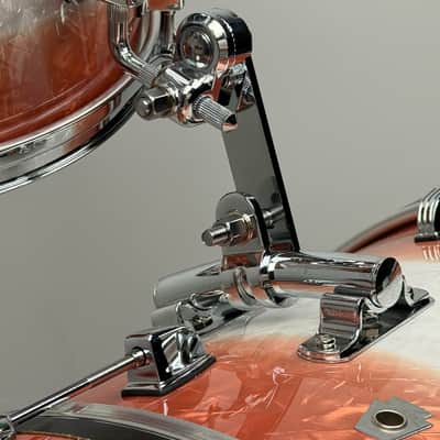 Ludwig USA 20/12/14" Neusonic Downbeat Outfit - VIDEO Fireburst Pearl w/ Maxwell Ludwig Rail image 10