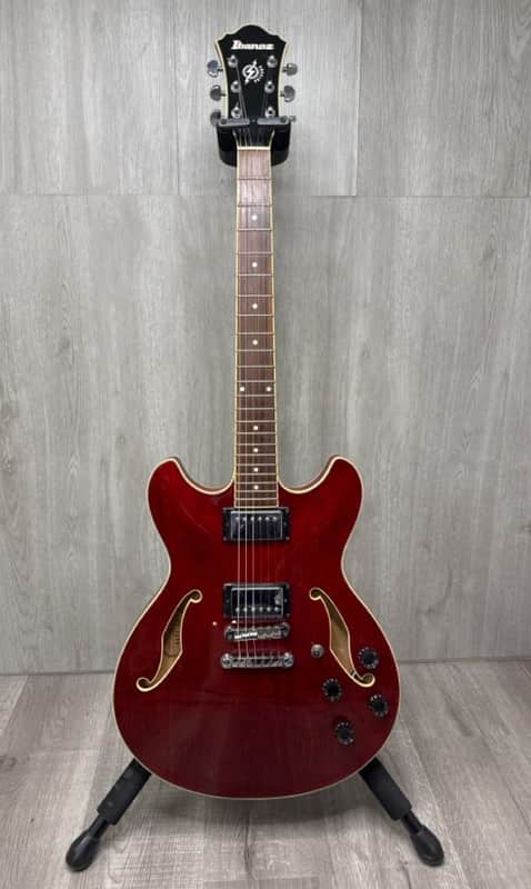Ibanez Artcore AS73-TCR-12-01 Semi-Hollow Guitar – Transparent Cherry image 1