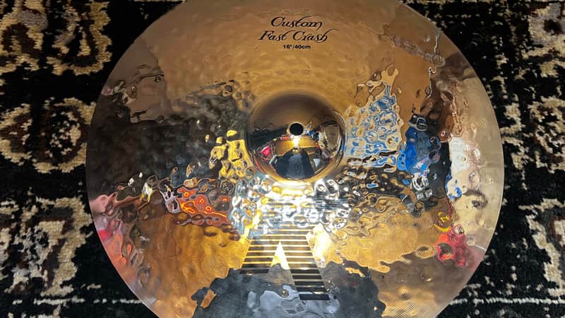 (MINT) Zildjian 16" K Custom Fast Crash Cymbal - Brilliant image 1