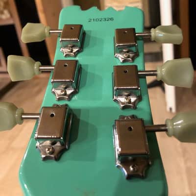 Eastwood Sidejack Baritone STD 2010s - Metallic Blue image 7