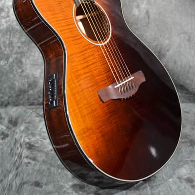 Ibanez AEWC32FM Acoustic-Electric Guitar Amber Sunset w/ FREE Same Day Shipping image 7