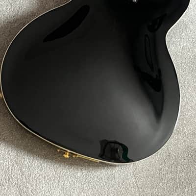 Hagstrom '67 Viking II 2023 body black loaded image 4