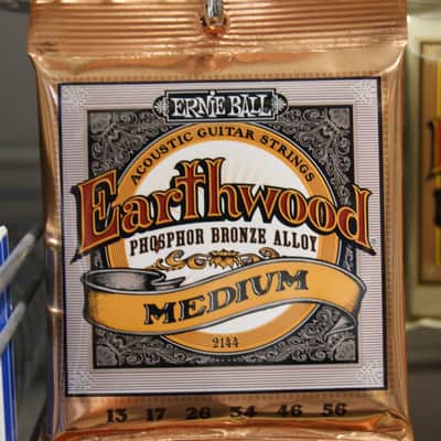 Ernie Ball 2144 Power Slinky acoustic guitar strings 13-56 image 1