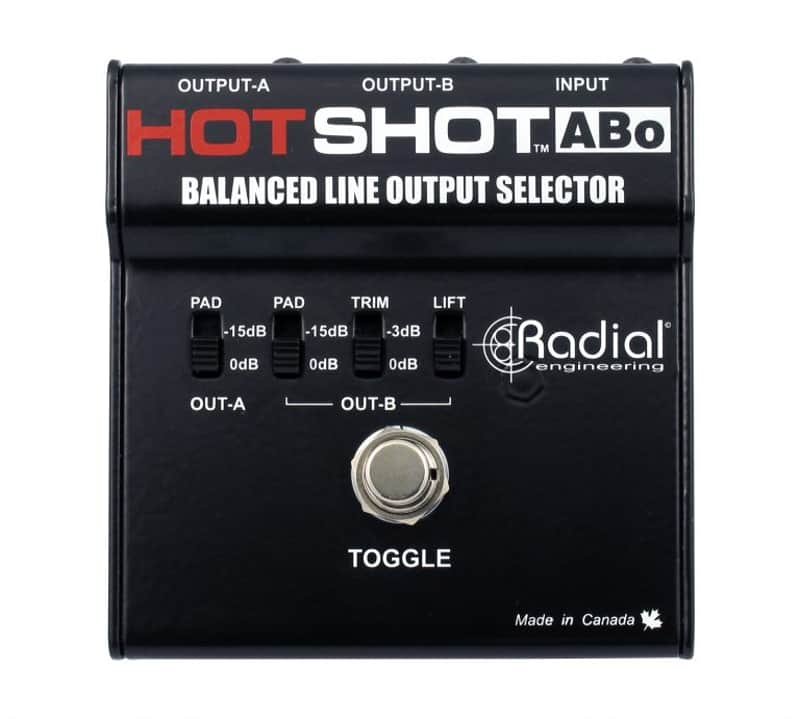 Radial HotShotâ„¢ ABo Footswitch Selector for Balanced Outputs image 1