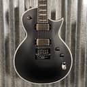 ESP LTD EC-1000 ET Evertune Bold Binding Black Guitar & Case #0054 Used