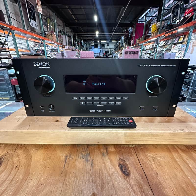 Denon Professional DN-700AVP 19 Rack Mount 7.1-Channel A/V Receiver & Preamplifier with Remote