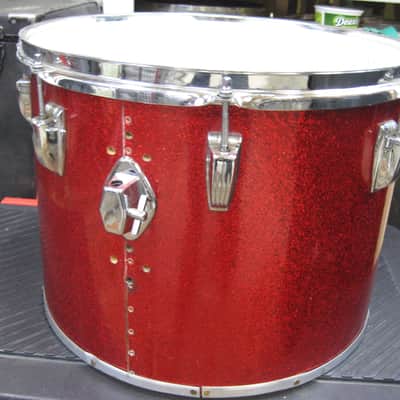 Ludwig 12X16" Concert Tom Late 70's - Red Sparkle image 13