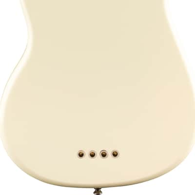 Squier Classic Vibe '60s Mustang Bass Short-Scale 4-String Bass Guitar, Laurel Fingerboard, Olympic White image 3
