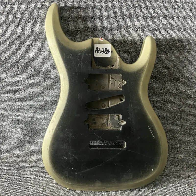 HSH Black DIY Project Guitar Body image 1