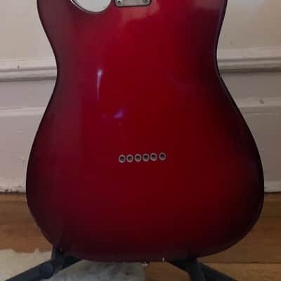 1971  Fender Cunife Telecaster with Bigsby, Maple Fretboard, CuNife pup and GFS pup, Red/Natural image 9