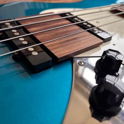 2002 Fender JB-45 Jazz Bass w/ 'Wesley' Ramp Lake Placid Blue MIJ Japan image 8